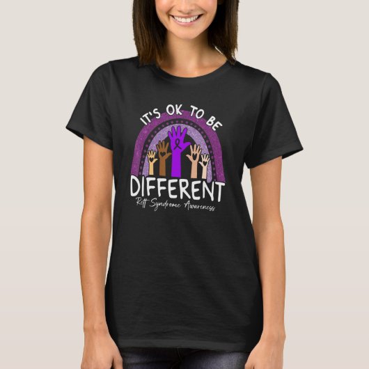 レッツ症候群啓発Tシャツ 違いを受け入れる Tシャツ (正面)