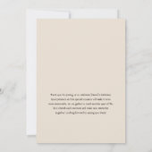 レッツ祝の誕生日招待状 招待状 (裏面)