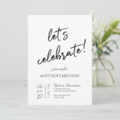 レッツ祝パーティー 招待状 (スタンド正面)