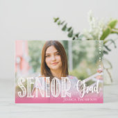レッツ祝ー |シニア・グラード |ピンクの卒業 招待状 (スタンド正面)