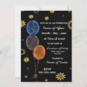 レッツ祝ー-パーティの招待状 招待状 (裏面)