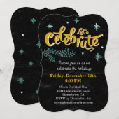 レッツ祝招待状 招待状 (正面/裏面)