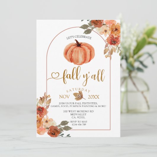 レッツ祝秋イオールボーホアーチハーベストパーティー 招待状 (スタンド正面)