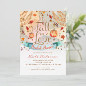 レッツ秋インラブブライダルシャワー紅葉 招待状 (スタンド正面)