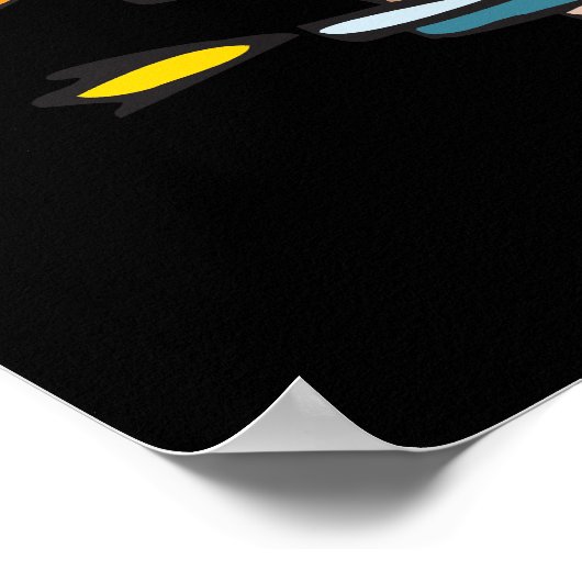 レッツ絵を描 ポスター (角)