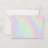 レッツ転がおもしろいレトロローラースケートで滑る女子誕生日 ノートカード (裏面)