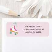 レッツ転が住所 シール – マゼンタ (インサイチュ)