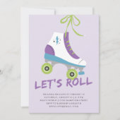 レッツ転が誕生日招待状- Violet 招待状 (正面)