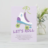 レッツ転が誕生日招待状- Violet 招待状 (スタンド正面)
