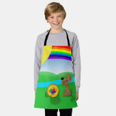 レッツ遊ー エプロン (着用した状態)