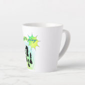 レッツ遊ー カフェラテマグ (右アングル)