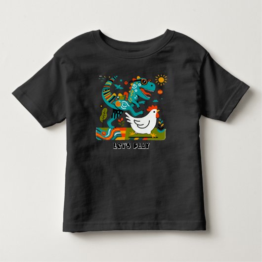 レッツ遊ー トドラーTシャツ (正面)