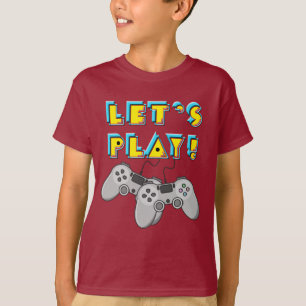 レッツ遊ー – ビデオゲーム日 Tシャツ