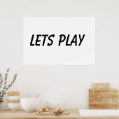 レッツ遊 ポスター (キッチン)