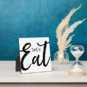 レッツ食べー |キッチンファームハウスサイン フォトプラーク (インサイチュ)