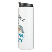 レッツ・ア・フランジー・読先生・シャーク タンブラー (回転右)