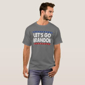 レッツ・ガン・ブランドン・保守的なアンチ・ウー自由主義のマン Tシャツ (正面フル)