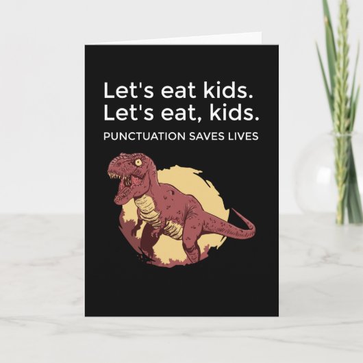 レッツ・キッズ・食べパンチューション・ラ救イフおもしろいズ カード (正面)