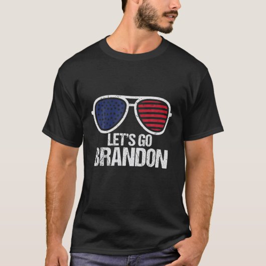 レッツ・ゴー・ブランドンおもしろい Tシャツ (正面)