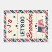 レッツ・ゴー・ブランドン ラッピングペーパーシート (正面3)