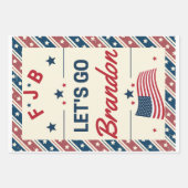 レッツ・ゴー・ブランドン ラッピングペーパーシート (正面2)