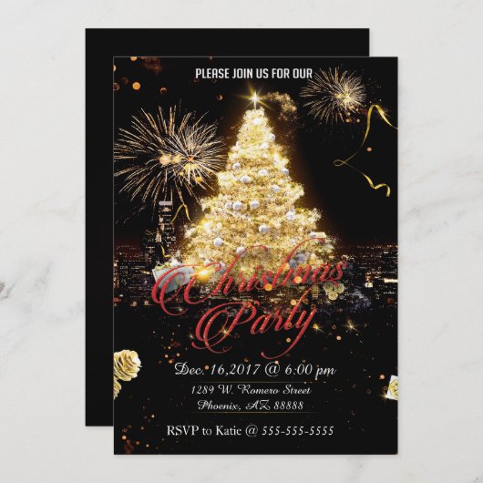 レッツ·ザ·ホリ祝デーズ 招待状 (正面/裏面)