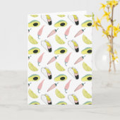 レッツ・タコア・アブ・ラブ |タコス要素円 カード (黄色い花)