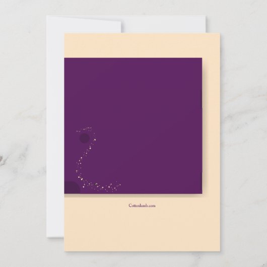 レッツ・タンゴ 招待状 (裏面)