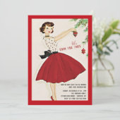 レッツ・トリー・ホリデー・パーティー 招待状 (スタンド正面)