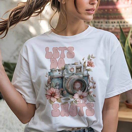 レッツ・ドゥ・ショット 写真 Tシャツ
