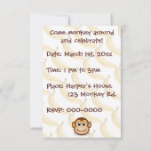 レッツ·バナナス 招待状 (裏面)