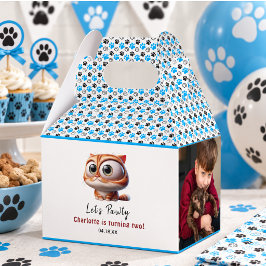 レッツ・パーティー!かわいい猫の2歳の誕生日パーティー フェイバーボックス