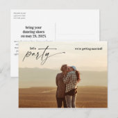 レッツ・パーティー・ウェル・ザ・ユリッド・おもしろいズ・ニ結婚ュース ポストカード (正面/裏面)