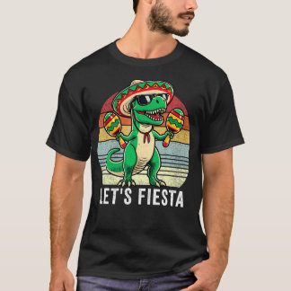レッツ・フィエスタ メキシカン・フィエスタ 5月5日 恐竜 Tシャツ