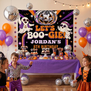レッツ・ブギー パープル・ディスコ・ハロウィンパーティー タペストリー
