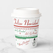 レッツ・ブランドン・クリスマス 紙コップ (正面)