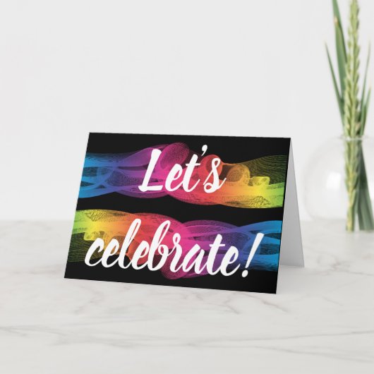 レッツ・祝招待状案内 招待状 (正面)