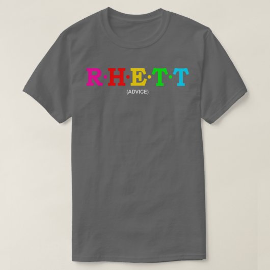 レットアドバイス Tシャツ (デザイン正面)