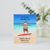 レットイおもしろいットスノーフロリダサンタサーフィンホリデイ シーズンカード (スタンド正面)