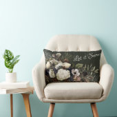 レットイットスノーウィンエレガントターガーデンフローラデザイン ランバークッション (椅子)