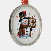 レットイットスノーオーナメント メタルオーナメント (右)