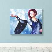 レットイットスノーキャンバスプリントプリント キャンバスプリント (インサイチュ (ウッドフロア))