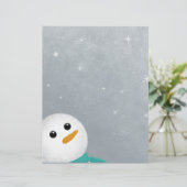 レットイットスノー雪だるま紙 (スタンド正面)