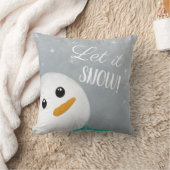 レットイットスノー雪だるま装飾用クッション クッション (ブランケット)