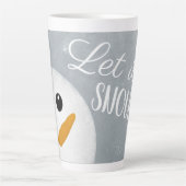 レットイットスノー雪だるま カフェラテマグ (正面)