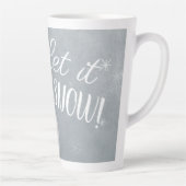 レットイットスノー雪だるま カフェラテマグ (右)