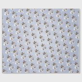 レットイットスノー雪だるま |クリスマス ラッピングペーパー (フラット)