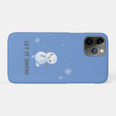 レットイットスノー雪だるま Case-Mate iPhoneケース (裏面(横))
