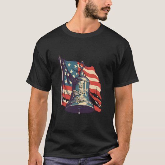 レットフリーダムリングや輪おもしろいスロース Tシャツ (正面)
