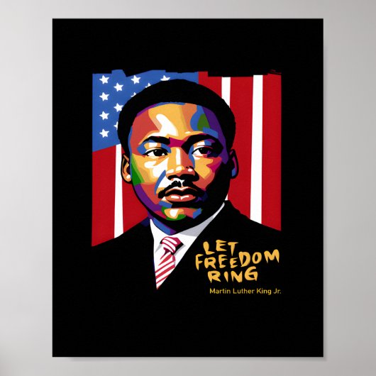 レットフリーダムリングや輪おもしろい引用文 ポスター (正面)